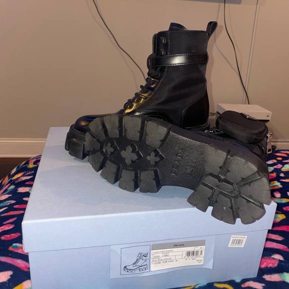 Prada Boots size 6🖤 - Picture 6 of 9